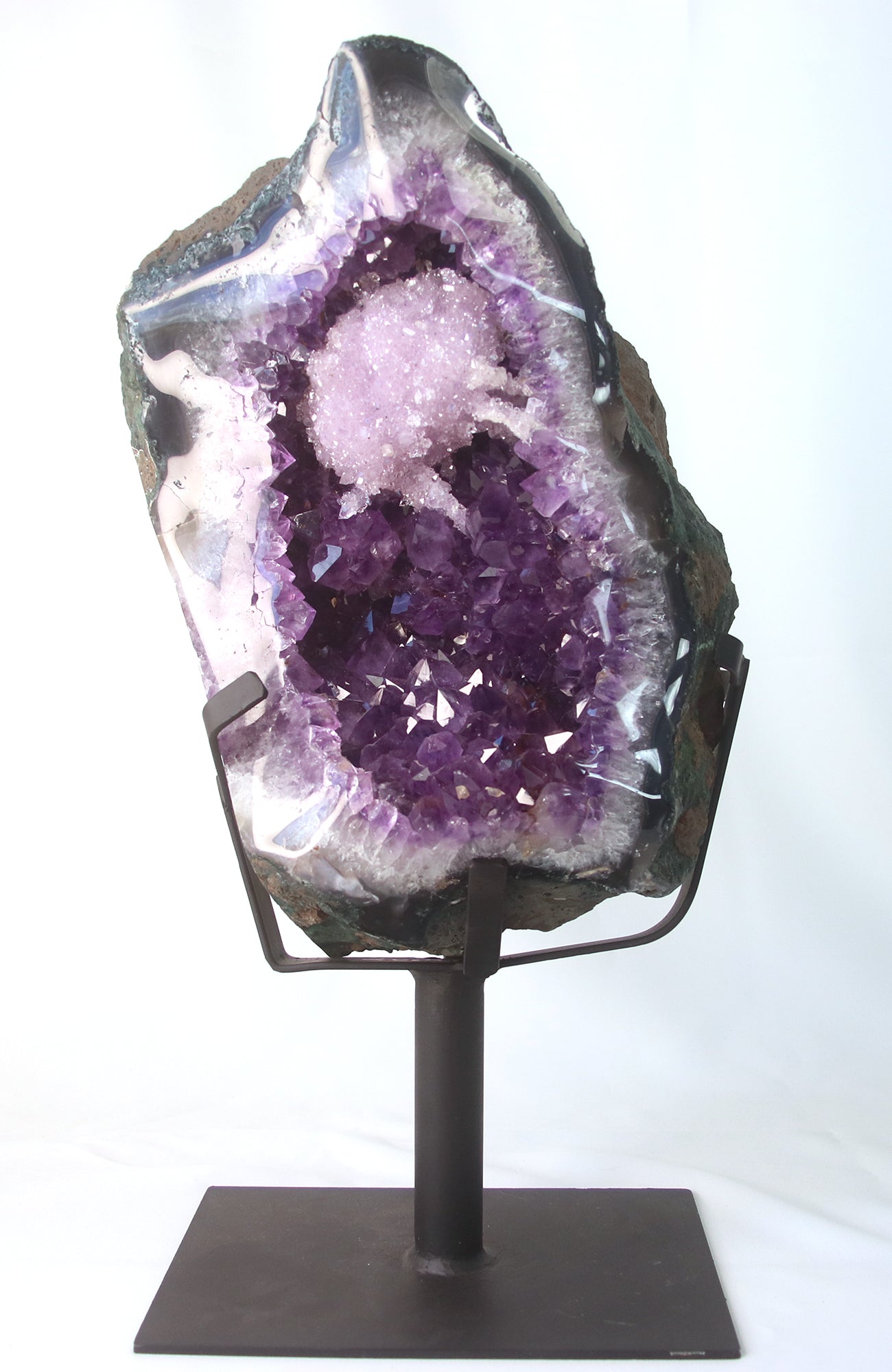 Amethyst Geode (AA Grade) on Stand